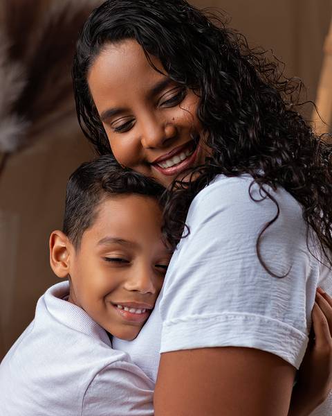 Ensaio de Dia das Mães em estúdio'