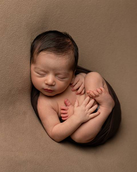 Bebê recém-nascido em Ensaio Newborn em Natal/RN'