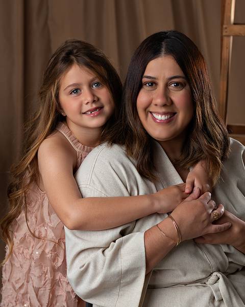 Ensaio de Dia das Mães em estúdio'