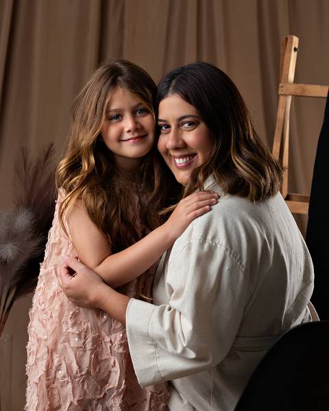 Ensaio de Dia das Mães em estúdio'