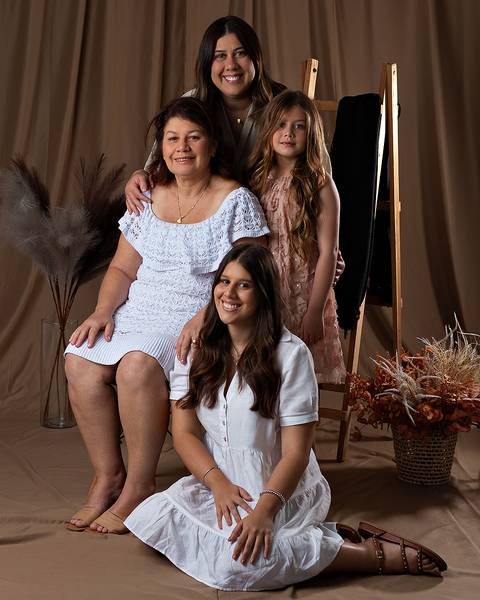 Ensaio de Dia das Mães em estúdio'