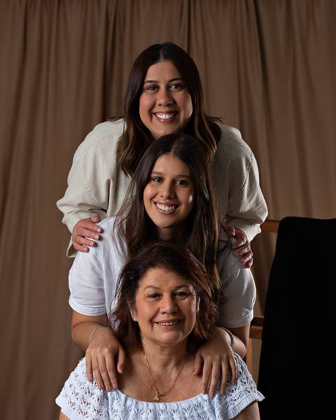 Ensaio de Dia das Mães em estúdio'