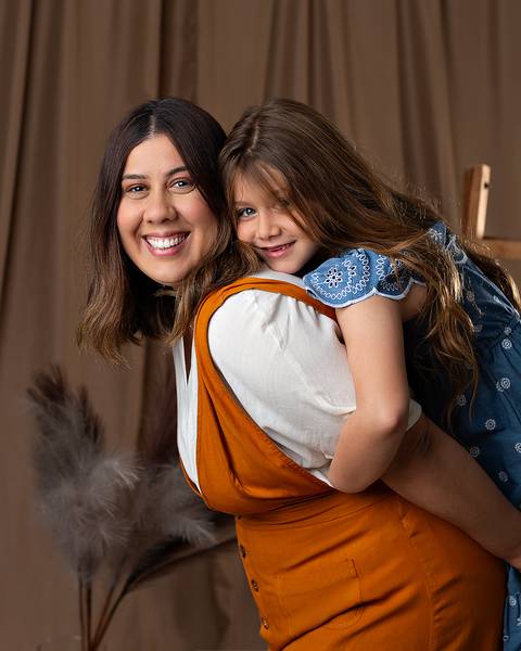 Ensaio de Dia das Mães em estúdio'