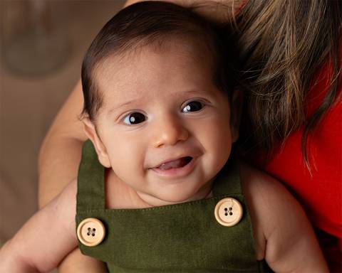 Ensaio de Dia das Mães de Bebê'