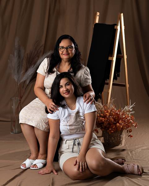 Sessão de fotos de Dia das Mães'