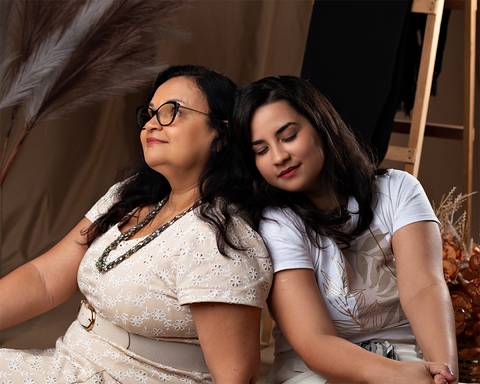 Sessão de fotos de Dia das Mães'