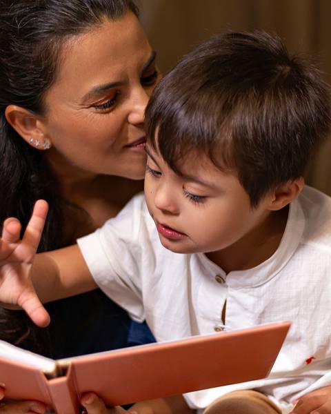 Ensaio de Dia das Mães em estúdio'
