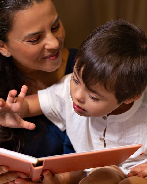 Ensaio de Dia das Mães em estúdio'