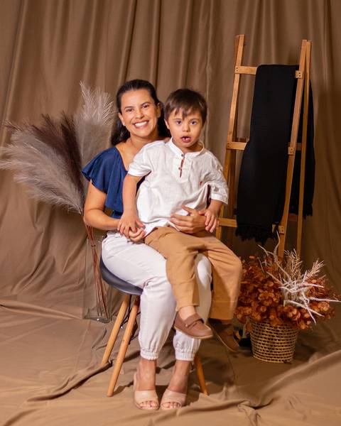 Ensaio de Dia das Mães em estúdio'