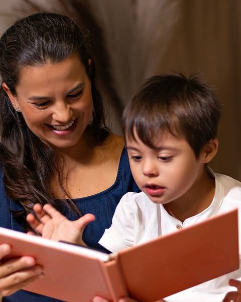 Ensaio de Dia das Mães em estúdio'