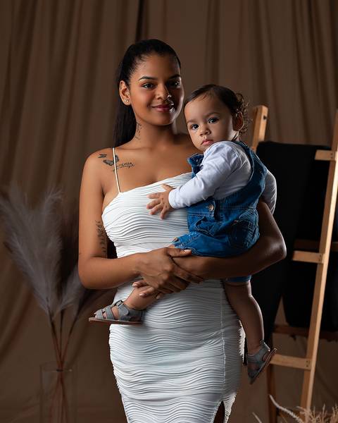 Ensaio de Dia das Mães em Estúdio Amoradia Foto'