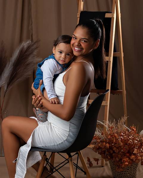 Ensaio de Dia das Mães em Estúdio Amoradia Foto'
