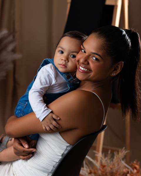 Ensaio de Dia das Mães em Estúdio Amoradia Foto'