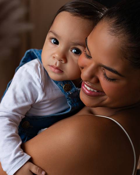 Ensaio de Dia das Mães em Estúdio Amoradia Foto'