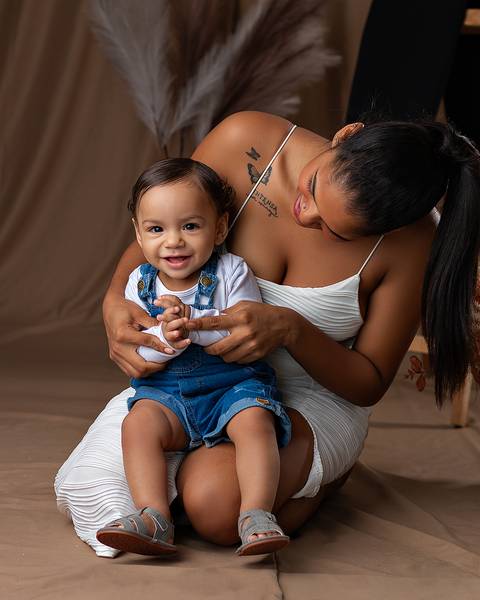 Ensaio de Dia das Mães em Estúdio Amoradia Foto'