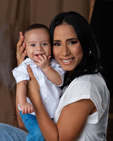 Ensaio de Dia das Mães em estúdio Amoradia Foto'