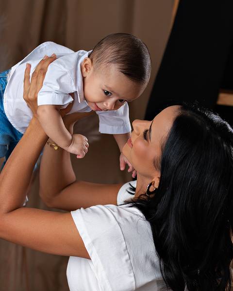 Ensaio de Dia das Mães em estúdio Amoradia Foto'