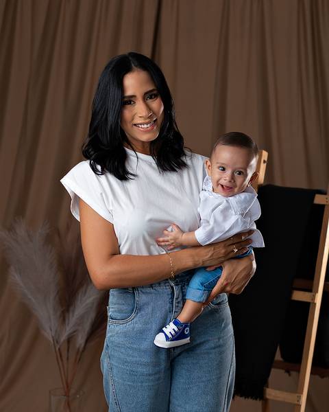 Ensaio de Dia das Mães em estúdio Amoradia Foto'