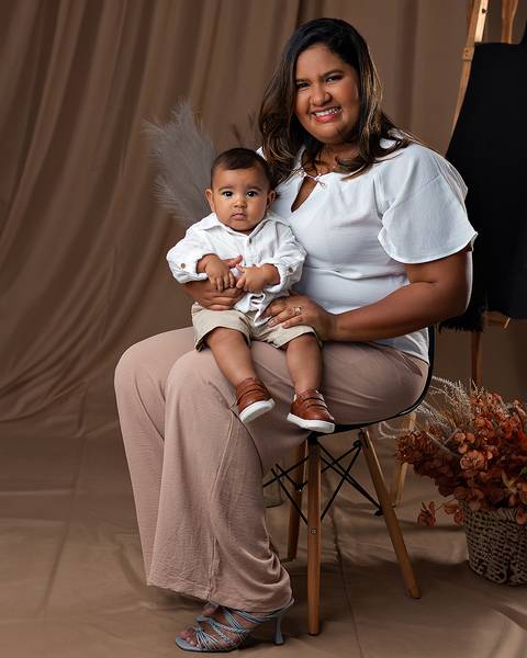 Ensaio de Dia das Mães em Estúdio'