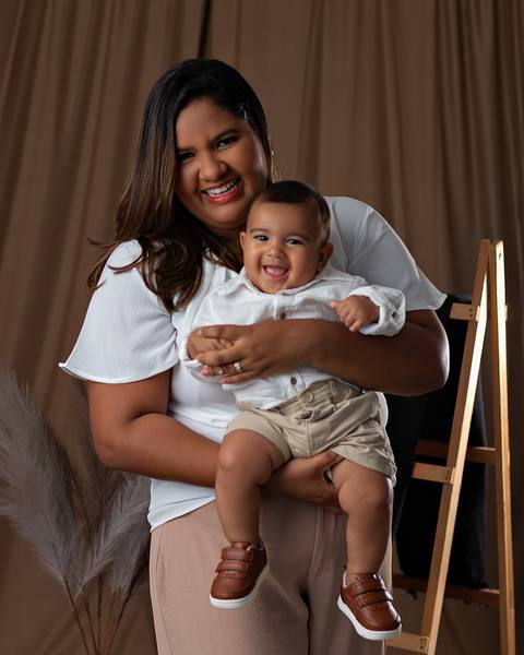 Ensaio de Dia das Mães em Estúdio'