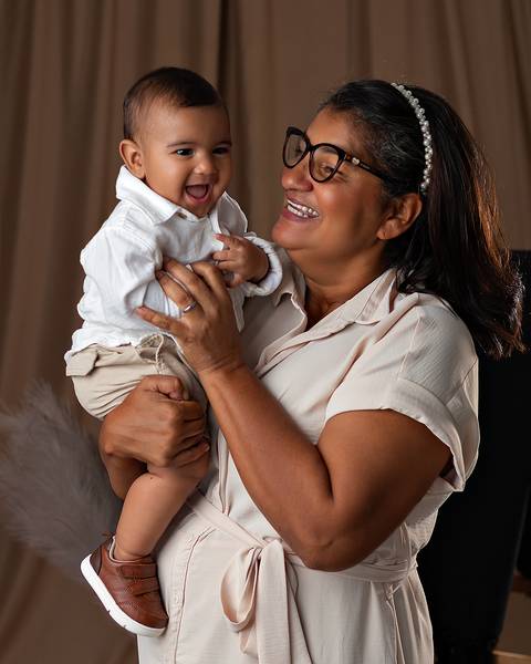 Ensaio de Dia das Mães em Estúdio'