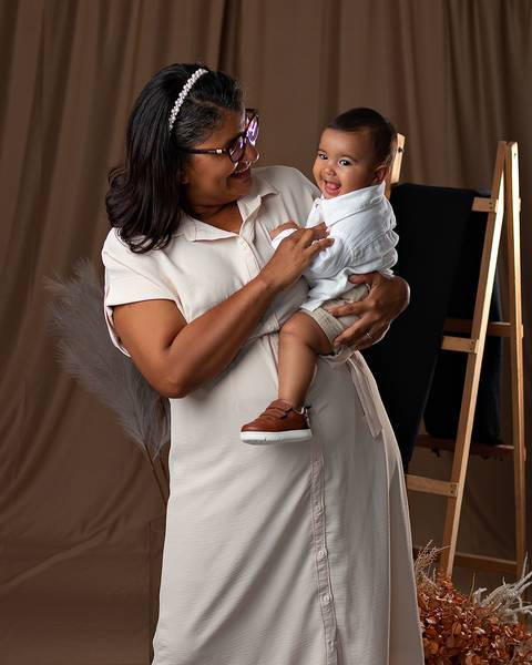 Ensaio de Dia das Mães em Estúdio'