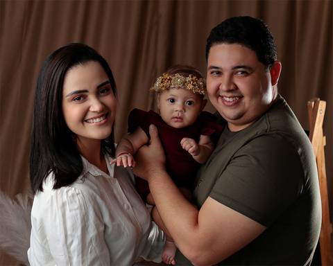 Ensaio de Dia das Mães em Estúdio'
