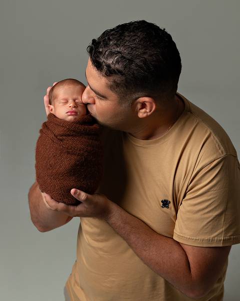 Ensaio de recém-nascido em estúdio em Natal/RN'