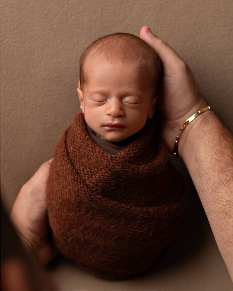 Ensaio de recém-nascido em estúdio em Natal/RN'