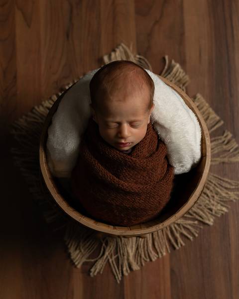 Ensaio de recém-nascido em estúdio em Natal/RN'