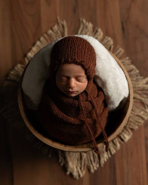 Ensaio de recém-nascido em estúdio em Natal/RN'