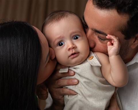 Ensaio de Dia das mães com mãe e bebê em Natal/RN'