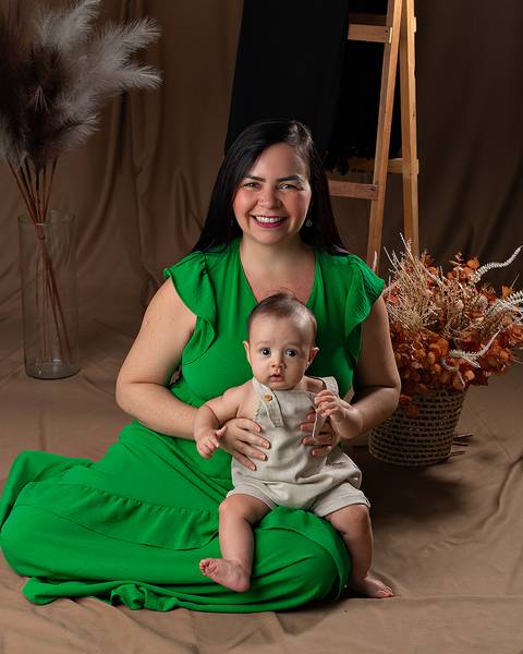 Ensaio de Dia das mães com mãe e bebê em Natal/RN'