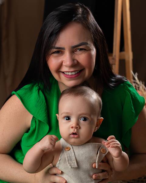 Ensaio de Dia das mães com mãe e bebê em Natal/RN'