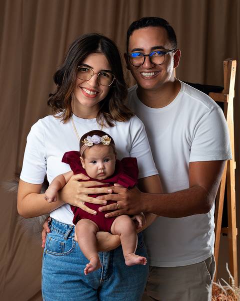 Ensaio de Dia das Mães de mãe e bebê'