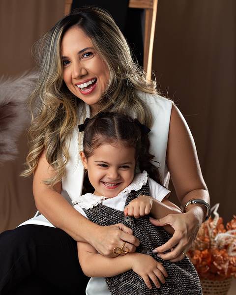 Ensaio de Dia das Mães de Mãe e Filha'