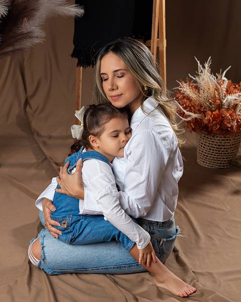 Ensaio de Dia das Mães de Mãe e Filha'