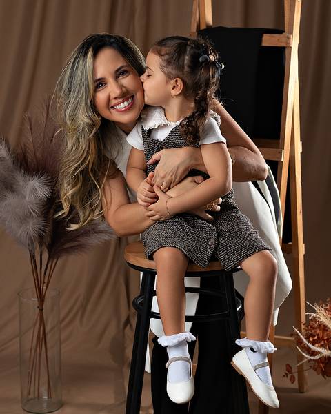 Ensaio de Dia das Mães de Mãe e Filha'