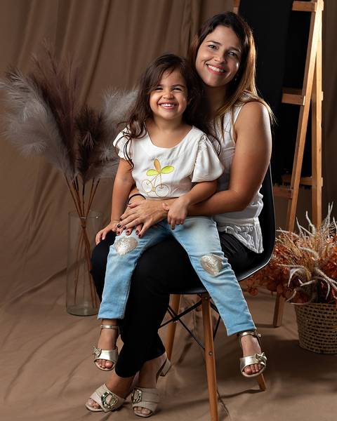 Ensaio de Dia das Mães em estúdio'