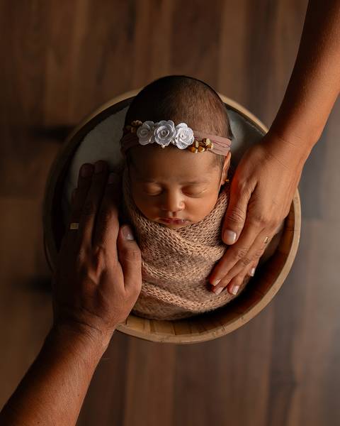 Ensaio Newborn em Estúdio'