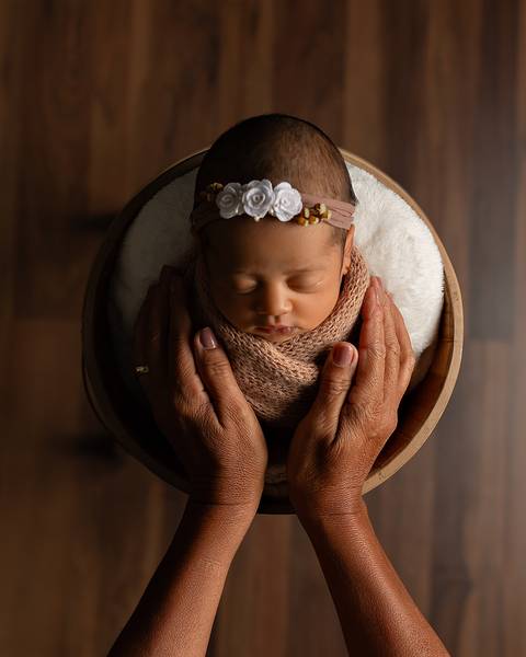 Ensaio Newborn em Estúdio'