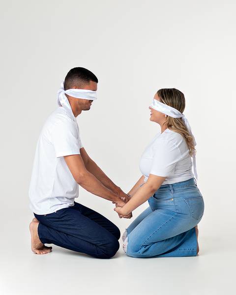 Ensaio de revelação de sexo do bebê em estúdio em natal/RN'