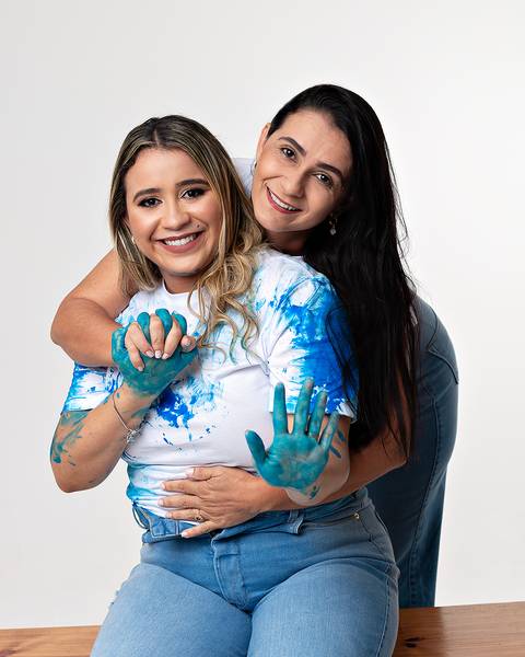 Ensaio de revelação de sexo do bebê em estúdio em natal/RN'