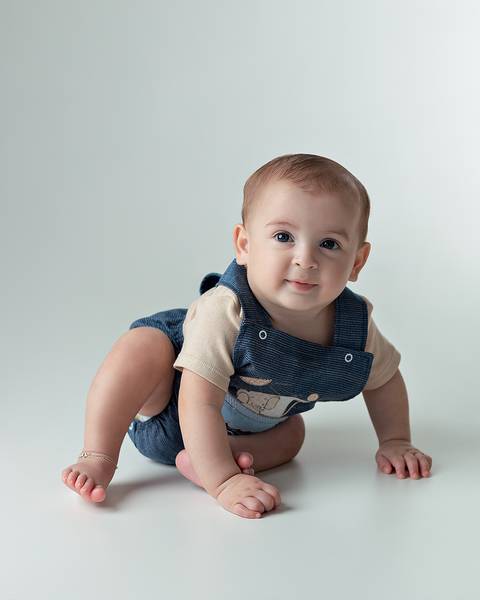 Ensaio de acompanhamento do bebê'