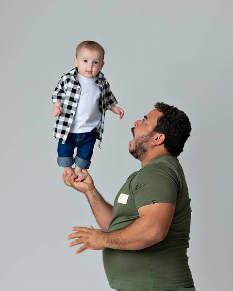 Ensaio de acompanhamento do bebê'