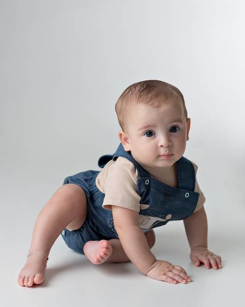 Ensaio de acompanhamento do bebê'