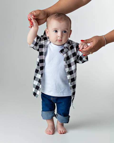 Ensaio de acompanhamento do bebê'