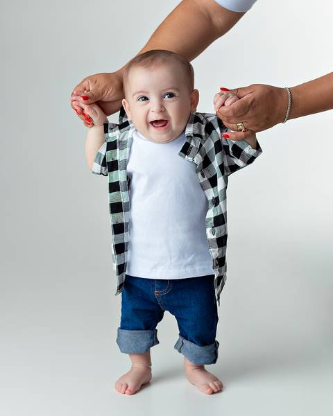 Ensaio de acompanhamento do bebê'