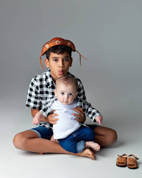 Ensaio de acompanhamento do bebê'