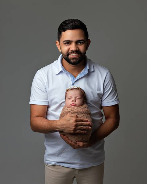 Ensaio Newborn em estúdio em Natal/RN'